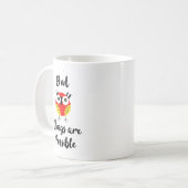 フクロウは可能だ コーヒーマグカップ (正面左)