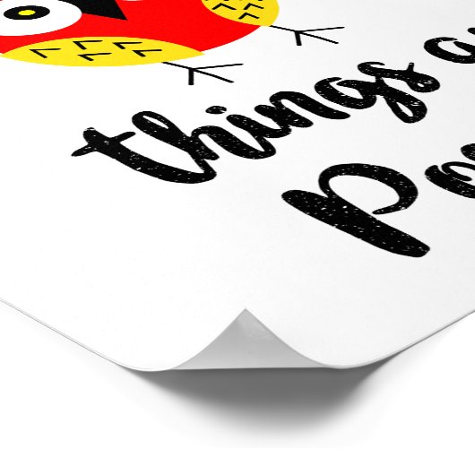 フクロウは可能だ ポスター (角)