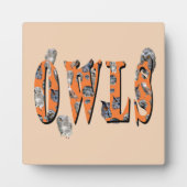 フクロウは名前だ フォトプラーク (正面)