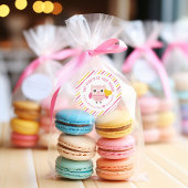 フクロウは常にあなたの友人になるバレンタインデー ラウンドシール