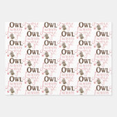 フクロウは常にあなたを包む紙シート ラッピングペーパーシート (正面2)