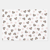 フクロウは常にあなたを愛するママ包装紙シート ラッピングペーパーシート (正面3)