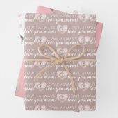 フクロウは常にあなたを愛するママ包装紙シート ラッピングペーパーシート (インサイチュ)