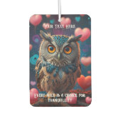 フクロウは空気フレッシュナーを愛する カーエアーフレッシュナー (正面)