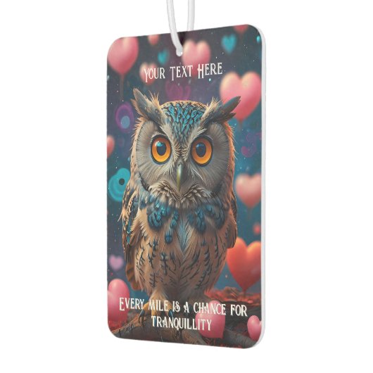 フクロウは空気フレッシュナーを愛する カーエアーフレッシュナー (左)