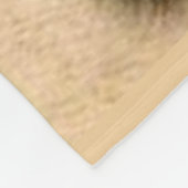 フクロウは羽の生えた猫 フリースブランケット (角)