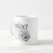 フクロウは? コーヒーマグカップ (正面左)