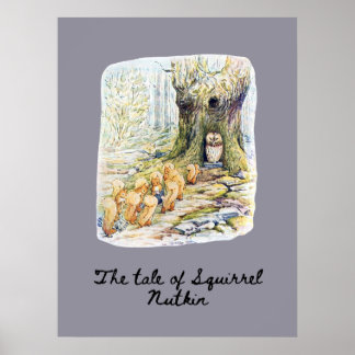 フクロウへの献上品 ポスター