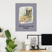 フクロウへの献上品 ポスター (ホームオフィス)