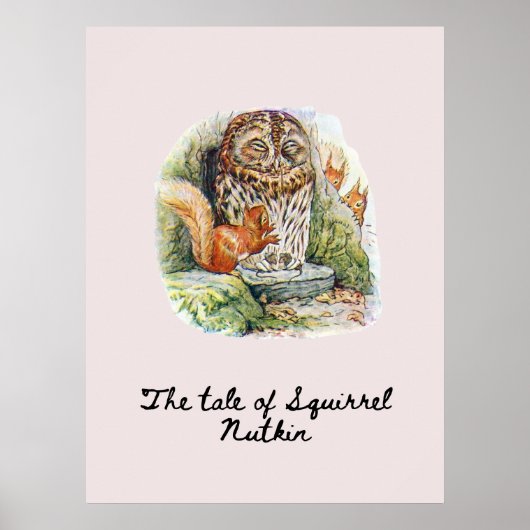 フクロウへの献上品 ポスター (正面)