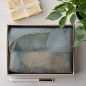 フクロウをアールヌーボーと離れ切り離す 薄葉紙 (ギフト)