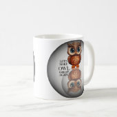 フクロウを作ろう素晴らし! コーヒーマグカップ (正面右)