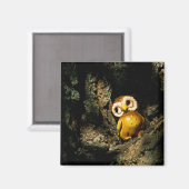 フクロウを収穫する マグネット (正面/裏面)