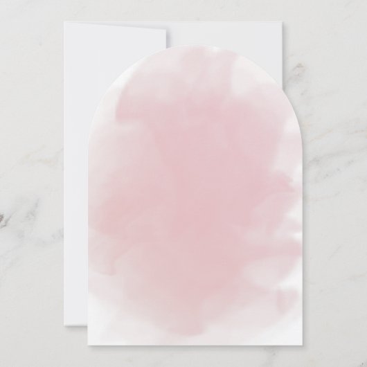 フクロウを履いたキュートな帽子 – 丸太に花を飾る 招待状 (裏面)