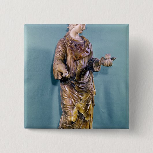 フクロウを持つMinerva、6世紀のコピー 缶バッジ (正面)