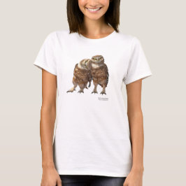 フクロウを掘り進むこと Tシャツ