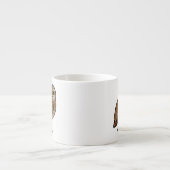 フクロウを掘り進むBirdorable エスプレッソカップ (正面)