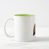 フクロウを掘り進むBirdorable ツートーンマグカップ (左)