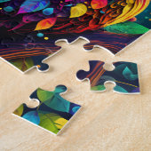 フクロウを見る ジグソーパズル (側面)