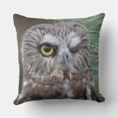 フクロウを鋸磨いて下さい クッション (裏面)