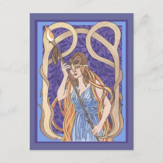 フクロウアイアテナ3 ポストカード (正面)