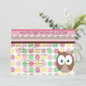 フクロウアイズ招待状 招待状 (スタンド正面)