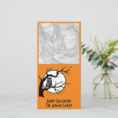 フクロウインツリーハロウィーンフォトカード シーズンカード (スタンド正面)