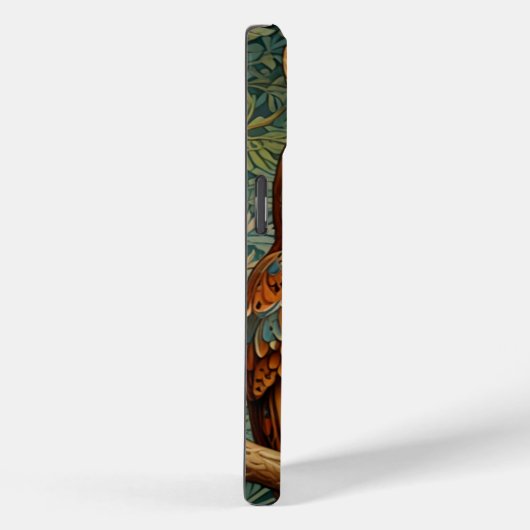 フクロウエレガントォウの森の緑 Case-Mate iPhoneケース (裏面 / 右)