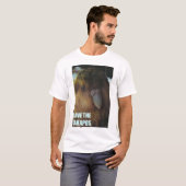 フクロウオウムを救って下さい! Tシャツ (正面フル)