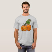 フクロウオウムハロウィン Tシャツ (正面フル)
