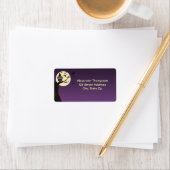 フクロウオンツリーブランチハロウィーン住所 シール (インサイチュ)