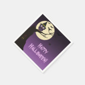 フクロウオンツリーブランチハロウィーン紙ナプキンス スタンダードカクテルナプキン (角)