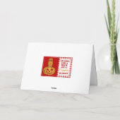 フクロウオンパンプキンハロウィーンパンプキンパーティの招待状 サンキューカード (裏面)