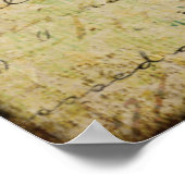 フクロウオークアートポスター ポスター (角)