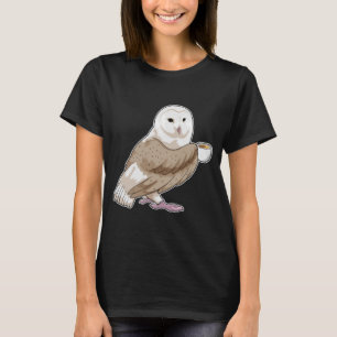 フクロウカップコーヒー Tシャツ