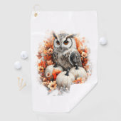 フクロウカントリーカボチャ ゴルフタオル (インサイチュ)