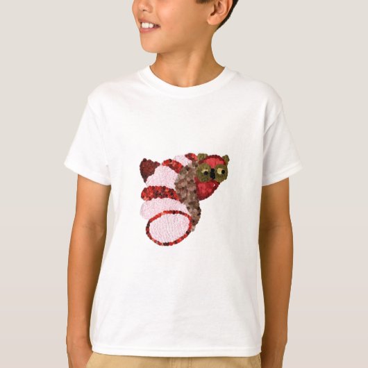フクロウキッズハネスTAGLESS® Tシャツ (正面)