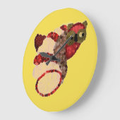 フクロウキッチン時計 ラージ壁時計 (傾斜)