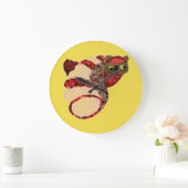 フクロウキッチン時計 ラージ壁時計 (ホーム)