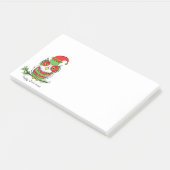 フクロウクリスマスキュートおもしろいホリデー ポストイット (アングル)