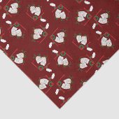 フクロウクリスマスキュートおもしろいホリデー 薄葉紙 (詳細)