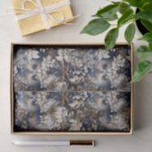 フクロウクールルのタイル模様のぞき 薄葉紙 (ギフト)