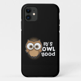 フクロウグッズ 動物好きさんへの面白いプレゼント iPhone 11 ケース