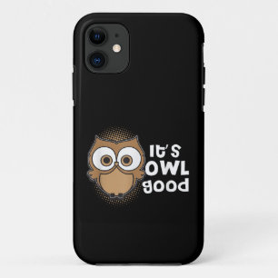 フクロウグッズ 動物好きさんへの面白いプレゼント iPhone 11 ケース