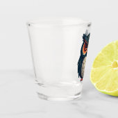 フクロウグラス ショットグラス (左)