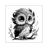 フクロウゴム印 ラバースタンプ (インプリント)