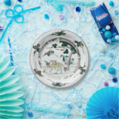 フクロウシカ ペーパープレート (パーティー)