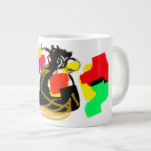 フクロウスタイルが素敵 ジャンボコーヒーマグカップ (正面右)