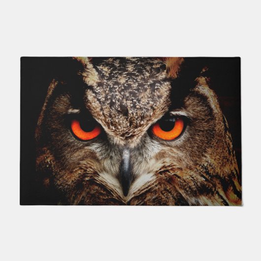 フクロウズワシ ドアマット (正面)