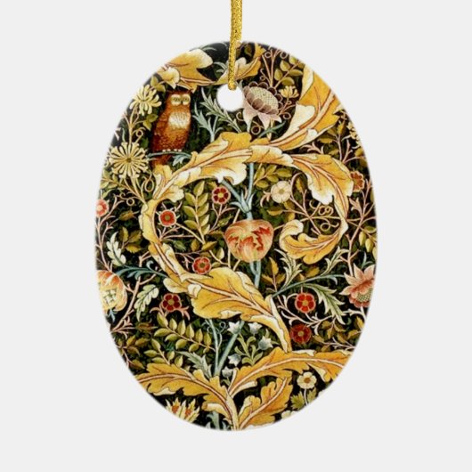 フクロウセラミックオーナメント セラミックオーナメント (正面)